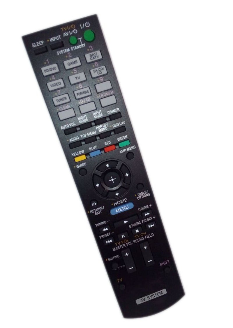 JustFine Replaced Remote Control Compatible for Sony STR-DH520 RMAAU104 148934311 RM-AAU105 Audio/Video AV Receiver Home Theater System - Image 1